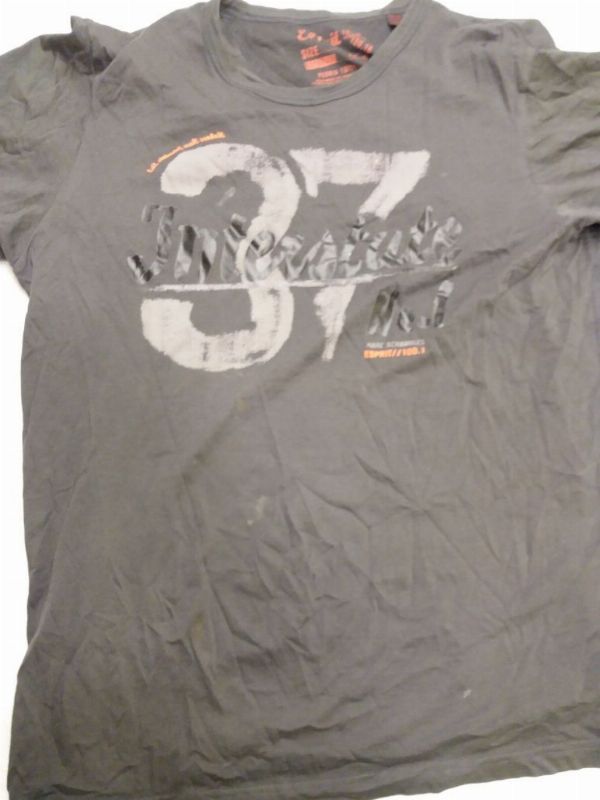 T-Shirt kurzarm Esprit 37, dunkelgrau, Grösse XL