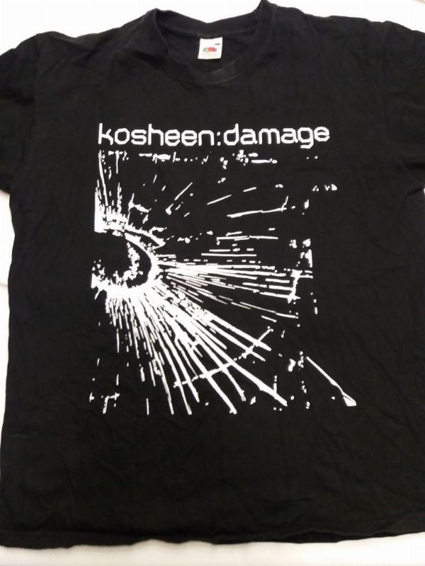 T-Shirt kurzarm Musik Kosheen: damage, schwarz, Grösse L